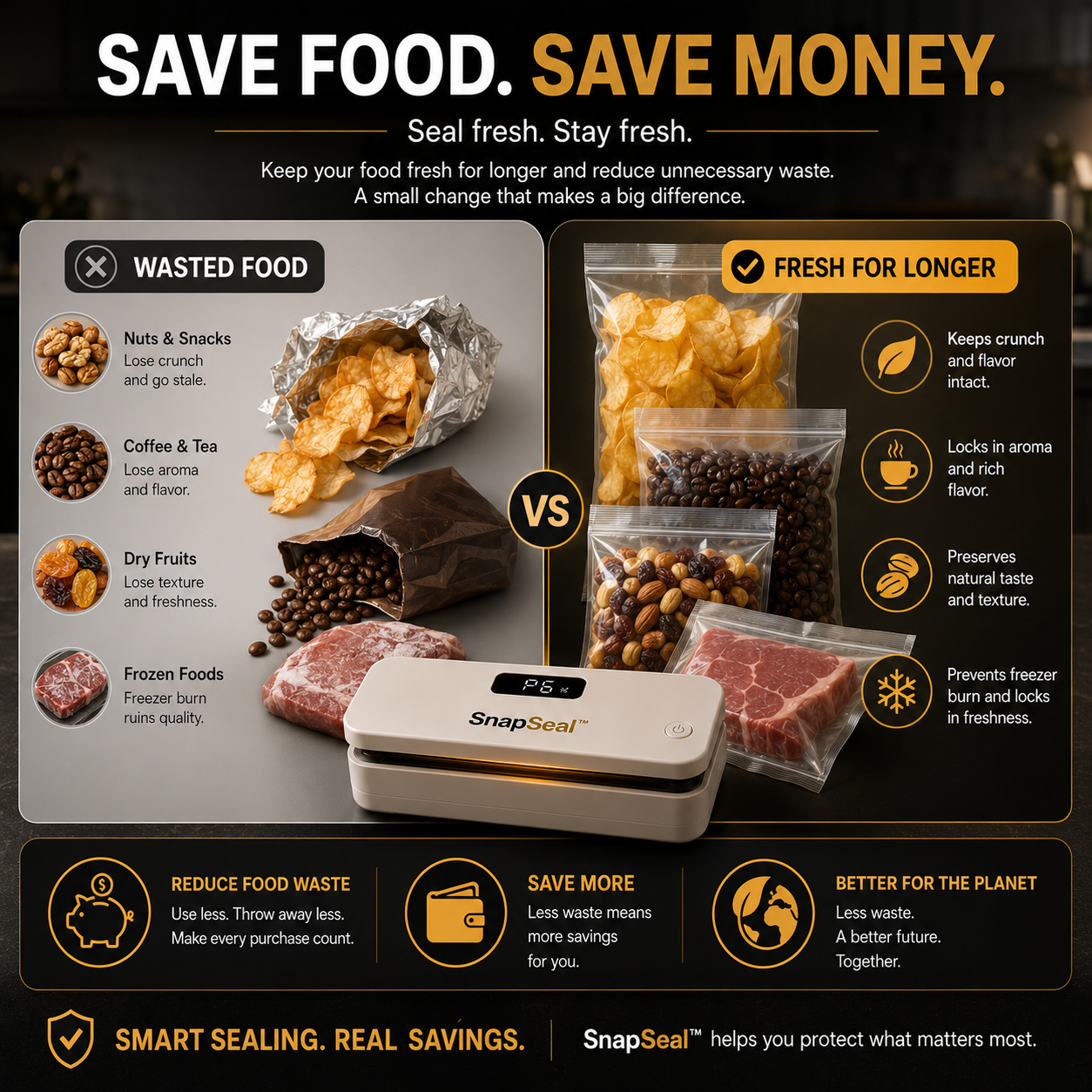 SnapSeal™ Freshness Sealer Pro