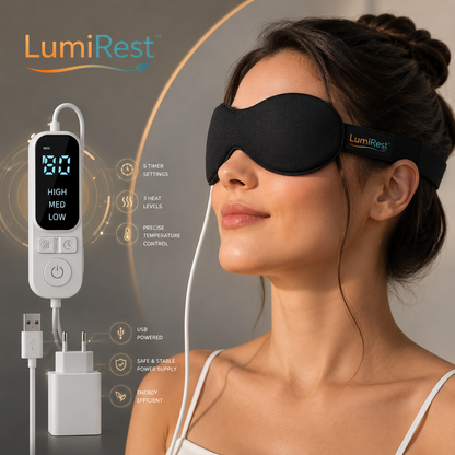 LumiRest™ Premium Graphene Warm Eye Mask