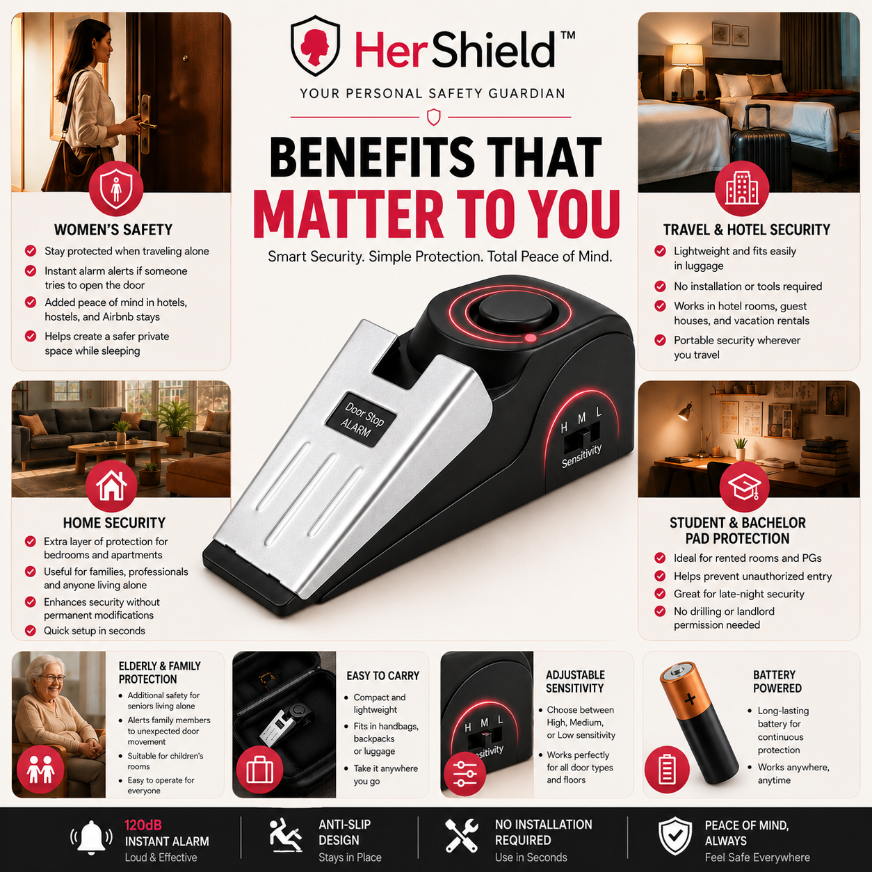 HerShield™ | Your Personal Safety Guardian