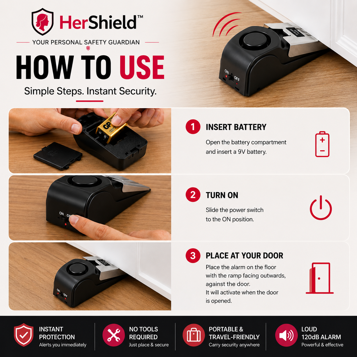 HerShield™ | Your Personal Safety Guardian
