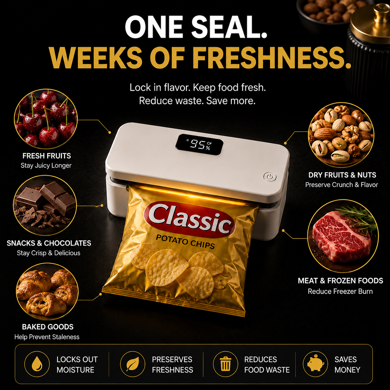 SnapSeal™ Freshness Sealer Pro