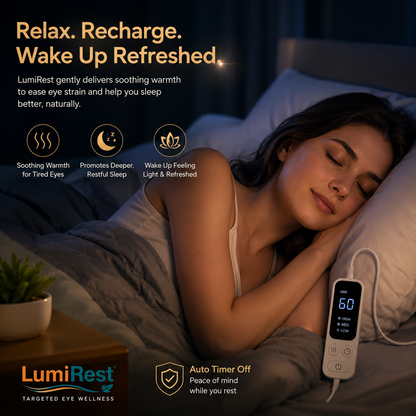 LumiRest™ Premium Graphene Warm Eye Mask