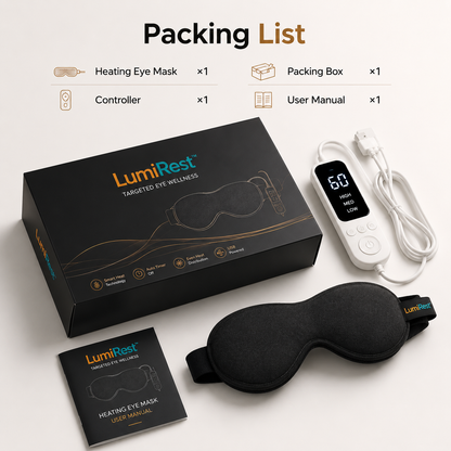 LumiRest™ Premium Graphene Warm Eye Mask