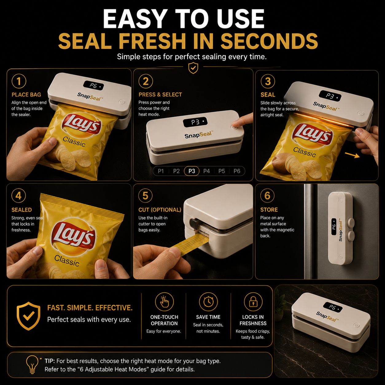 SnapSeal™ Freshness Sealer Pro