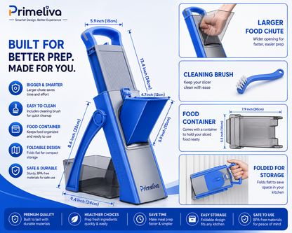 PrimeSlice Pro | Multifunction Veggie Cutter