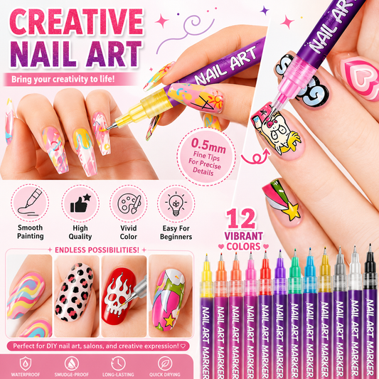 PrimeLiva™  | NailCanvas Art Markers
